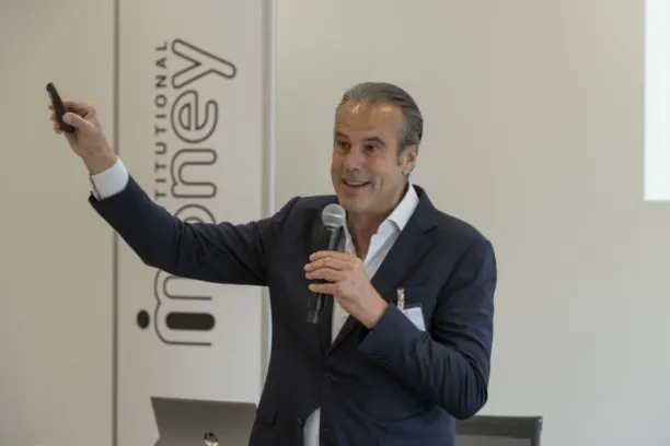 Christian Baudis am Institutional Money Kongress in Frankfurt