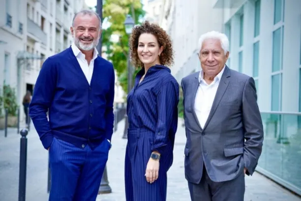 Frédéric Stolar, Djamina Grimm und Maurice Tchenio von Altaroc Partners (v.l.n.r.)