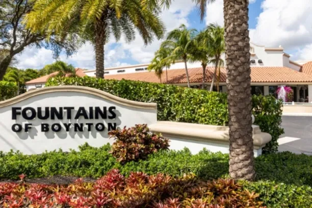 Das Shoppingcenter Fountains of Boynton