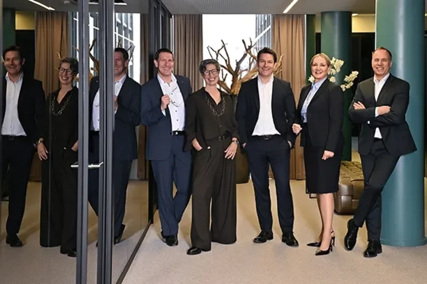 Thomas Scheunert, Michaela Pircher, Sascha Netusil, Almut Sonnhalter und Bernhard Schweizer, Aequitas Family Office (v.l.n.r.)