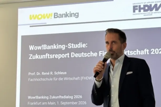 René Schleus, Professor an der Fachhochschule für die Wirtschaft (FHDW) Hannover und wissenschaftlicher Leiter der Wow-Banking-Studie. 