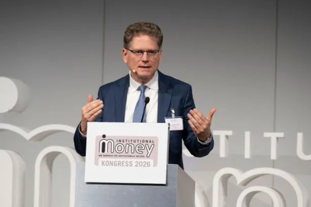 Professor Markus Brunnermeier hielt auf dem Institutional Money Kongress 2026 eine vielbeachtete Keynote Speech.