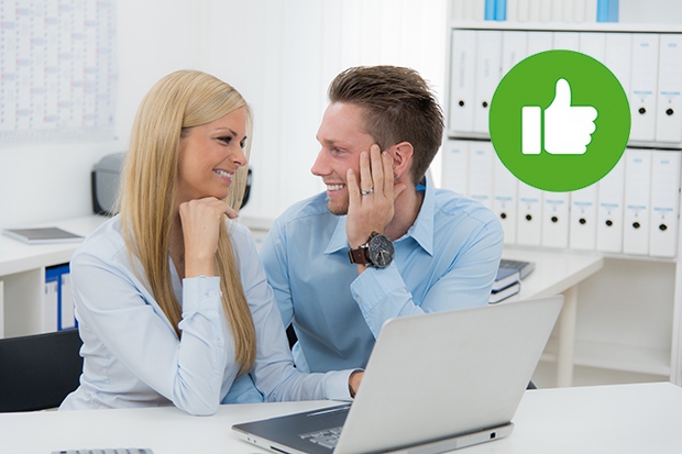 Flirten im büro signale