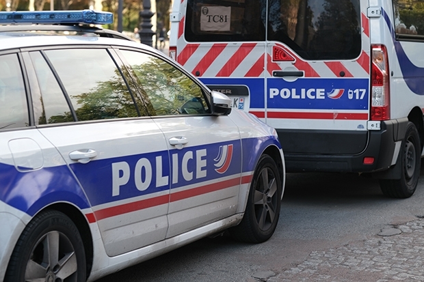 Französische Polizeiautos